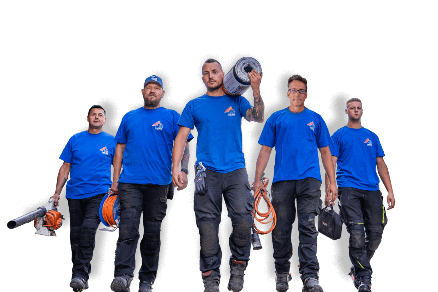 industrie dachdecker theo milte team